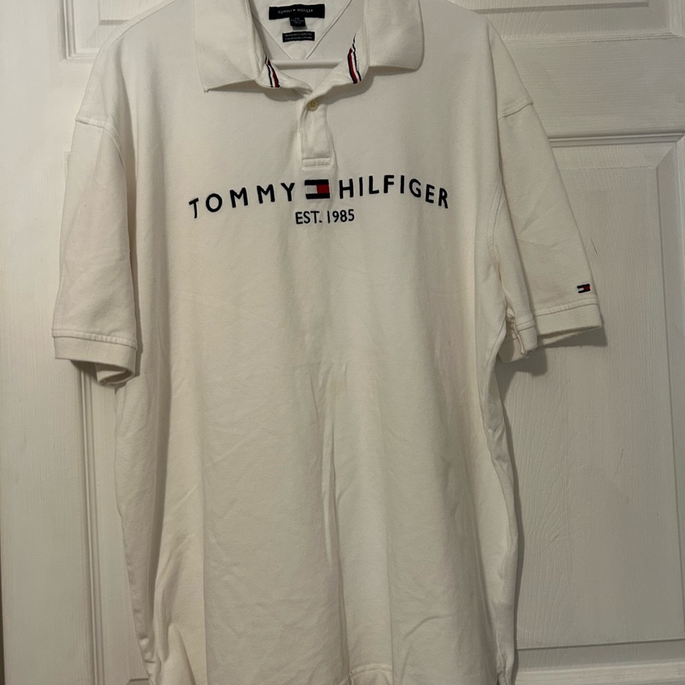 Tommy Hilfiger Classic White Polo Shirt